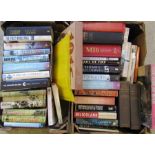 2 boxes of assorted books relating to WWI inc The Unknown Soldier, The Somme, Britain's Last