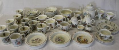 Selection of Beatrix Potter nursery china mainly Wedgwood (48 items)