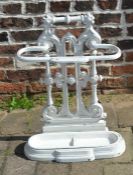 Cast iron umbrella / stick stand in the Coalbrookdale style