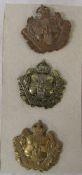 3 Lincolnshire Yeomanry cap badges