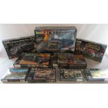 Selection of Revell model kits inc LCM3 D Day, Battle of Waterloo, German Staff car & WWI infantry