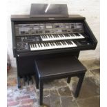 Technics sx-EX70 electronic organ with stool and manual
