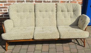 Ercol spindle back 3 seater sofa