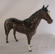 Large Beswick horse L 36 cm H 30 cm