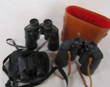 3 pairs of binoculars - Vikins 8 x 25 water proof, Prisma 7 x 50 and Boots 10 x 50