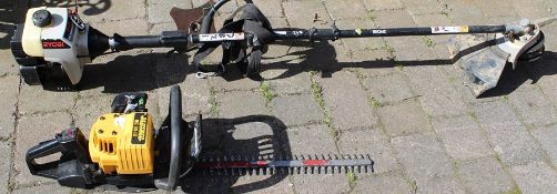 Ryobi petrol strimmer & Partner petrol hedge trimmer