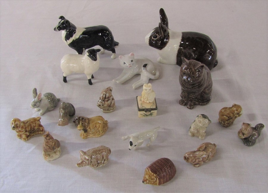 Various animal ceramics inc Beswick and Wade