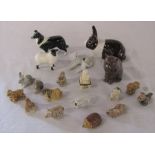 Various animal ceramics inc Beswick and Wade