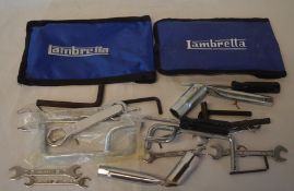 2 Lambretta tool bags & some tools
