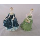 2 Royal Doulton figurines - Clarissa HN 2345 and Janine HN 2461
