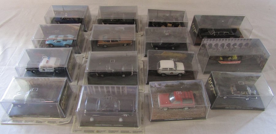 15 James Bond 007 die cast model cars