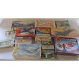 Quantity of Airfix model kits inc Red Arrows, Russian Vostok and Sea Harrier