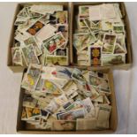 Large quantity of cigarette cards