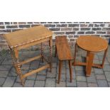 3 occasional tables