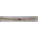 19th century Buchanan Piccadilly 40 Long bow, length approximately 187 cm