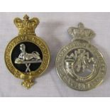 Queen Victoria Sphinx X badge & 2nd volunteer Lincolnshire Regiment Batallion Officers Glengarry