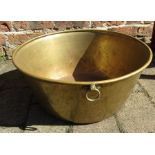 Large brass pan / cooking pot D 46 cm