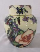 Moorcroft limited edition 'Twelfth Night' pattern ginger jar by Emma Bossons 202/250 2004 H 16 cm