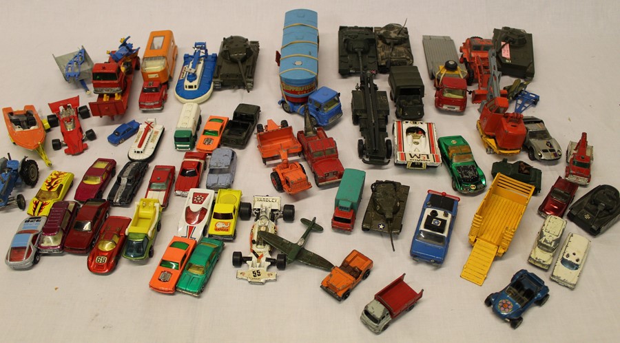 Selection of die-cast vehicles including Corgi, Solido & Lesney