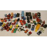 Selection of die-cast vehicles including Corgi, Solido & Lesney