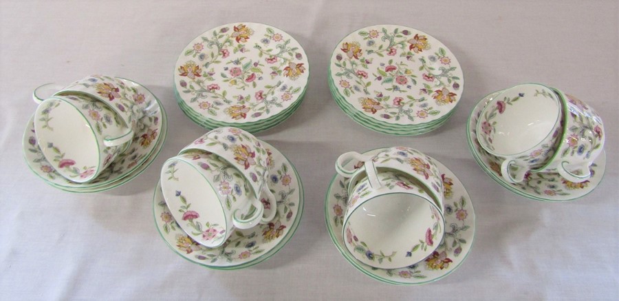 Minton 'Haddon Hall' pattern part tea service (24 pieces)