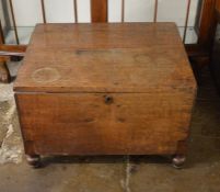 Georgian oak box on legs