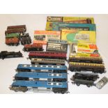 3 Triang Pullman coaches, selection of plastic model kits including Fleischmann & Kitmaster etc.
