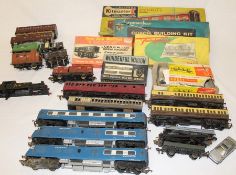 3 Triang Pullman coaches, selection of plastic model kits including Fleischmann & Kitmaster etc.