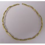 9ct gold bangle (cut - af) weight 5.23 g