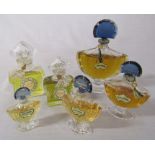 Selection of Guerlain dummy factice / display perfume bottles inc Shalimar, Mitsouko and L'Heure