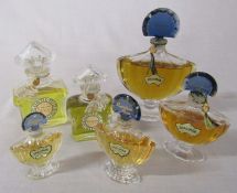 Selection of Guerlain dummy factice / display perfume bottles inc Shalimar, Mitsouko and L'Heure