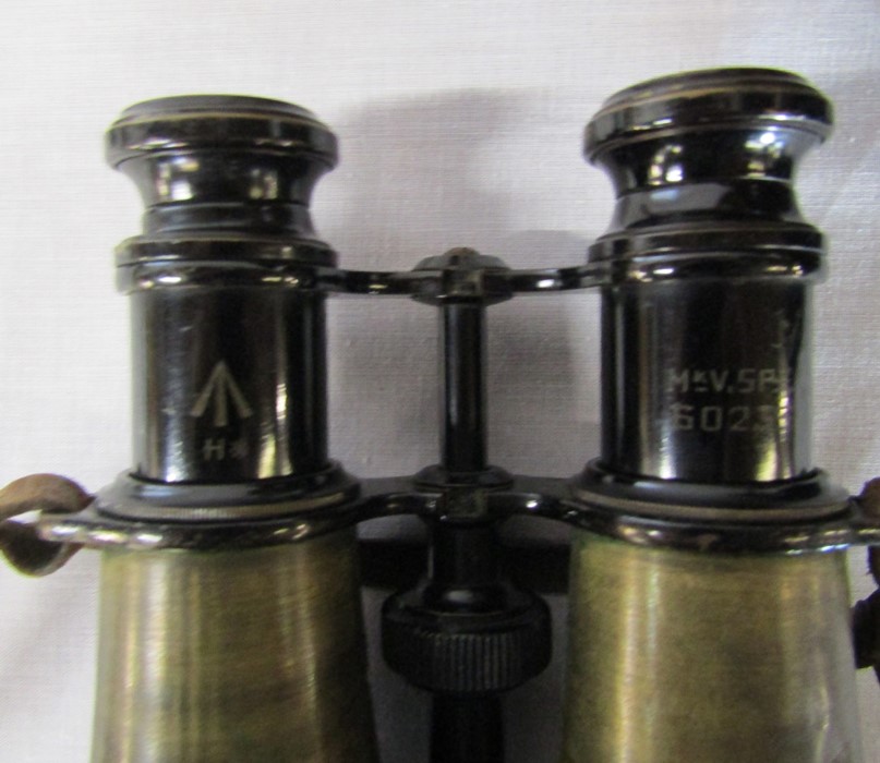 2 pairs of military binoculars -  Kershaw no 220744 and MkV SPu 60233, Ensign Ful-vue camera, - Image 4 of 4