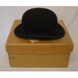 Vintage James Lock & Co. London bowler hat with box