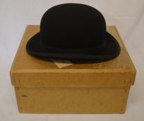 Vintage James Lock & Co. London bowler hat with box