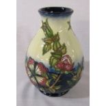 Moorcroft 'Sweet Briar' pattern vase dated 1997 H 19 cm