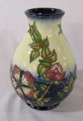 Moorcroft 'Sweet Briar' pattern vase dated 1997 H 19 cm