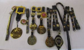 Selection of horse brasses etc inc 'Big Tom o Lincoln obtained the 1st prize at Cottingham 1867