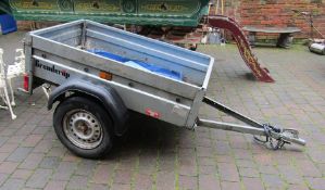 Brenderup 1150 S trailer 101 cm x 150 cm, cover & wheel lock