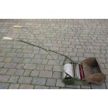 Maxees vintage push lawnmower with roller