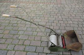 Maxees vintage push lawnmower with roller