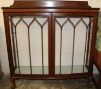 Mahogany display cabinet