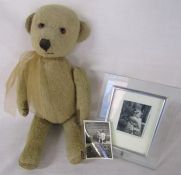 Vintage jointed teddy bear c.1951 H 37 cm