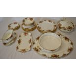 Approximately 30 pieces of Royal Albert Old Country Roses pattern tableware (tureen missing lid &