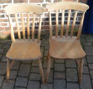 2 old kitchen chairs