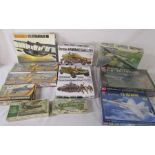 Assorted model kits inc Tamiya, Frog and Matchbox