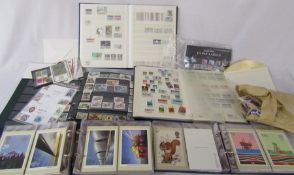 Various stamp albums, loose stamps, stamp sheets etc