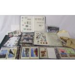 Various stamp albums, loose stamps, stamp sheets etc