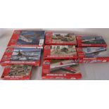 Selection of Airfix model kits inc 17 pounder anti tank gun and crew, Boeing 707, Scammell tank