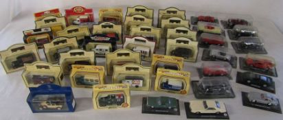 Quantity of die cast model cars inc Lledo, Days Gone & Vanguard