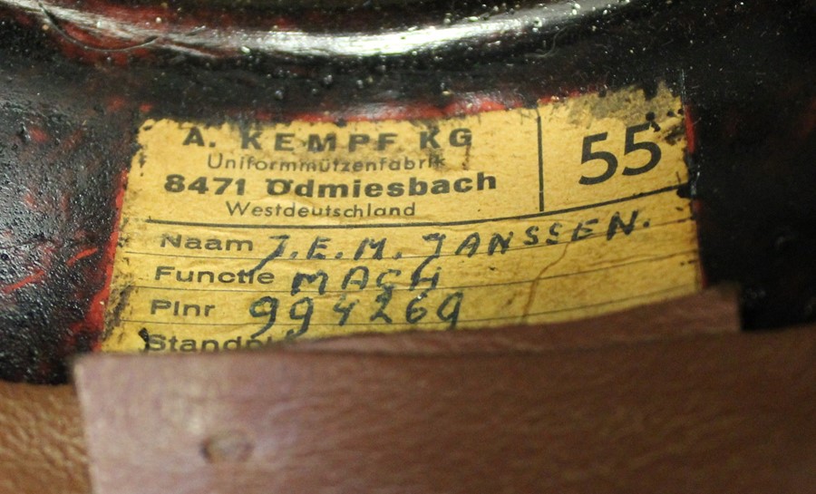 2 German kepi (1 bearing internal label), small LNER S & T dept plaque & 4 British Rail rule books / - Image 2 of 2